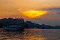 Sunset in Halong Bay, Vietnam Ã¢â¬â set in the gulf of Tonkin,